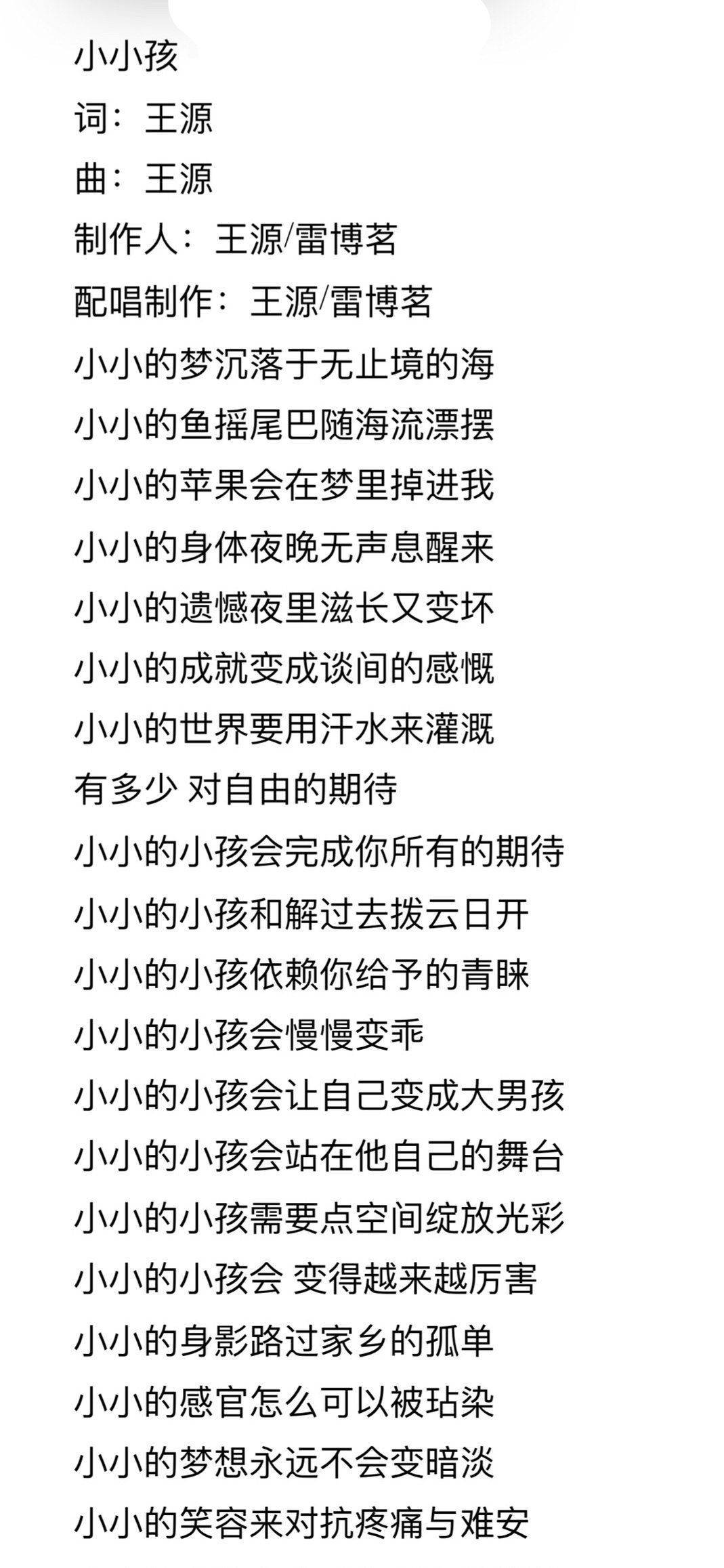 小小的我，歌词中的情感深度与人生洞察