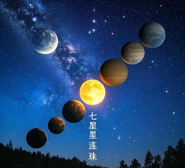 揭秘真相，专家揭秘七星连珠现象，肉眼观测竟只能看到三颗星辰？