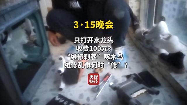 维修刺客啄木鸟，水龙头背后的秘密收费故事